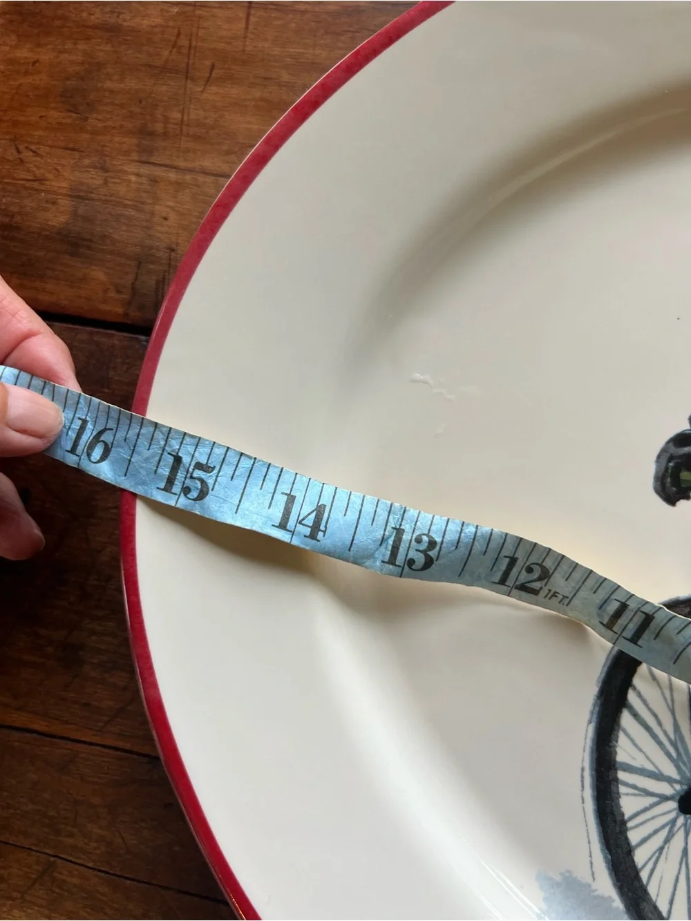 Pottery Barn oval ceramic